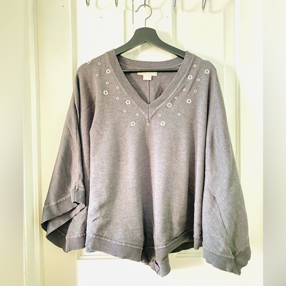 Michael Kors Grey Cape Sweater
